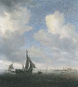 Saloman van Ruysdael View of Alkmaar France oil painting artist